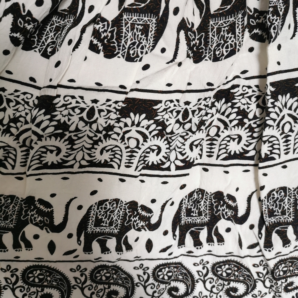 Tradition Pattern Mini Dress - Picture 3 of 4